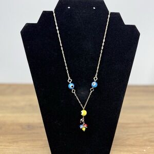 925‎ Sterling Silver Mystic Evil Eye Necklace Artisan Design Handmade Jewelry